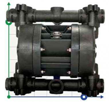 Пневматический мембранный насос BOXER 81 PVDF IB81-FCMTTFT-C — SP-Teploobmen