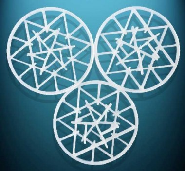 Snowflake Ring, PP, 90 mm — SP-Teploobmen