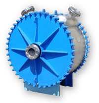 Рекуперативный теплообменник для шлама 160м2 сталь duplex SS UNS31803 — SP-Teploobmen