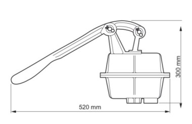 Ручная помпа ROVATTI для удаления воздуха из линии всасывания насоса от ВОМ PRIMING PUMP -PAM — SP-Teploobmen
