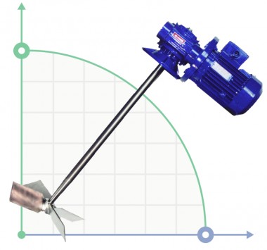 Низкооборотный миксер AGR-V, 1,1 кВт — SP-Teploobmen