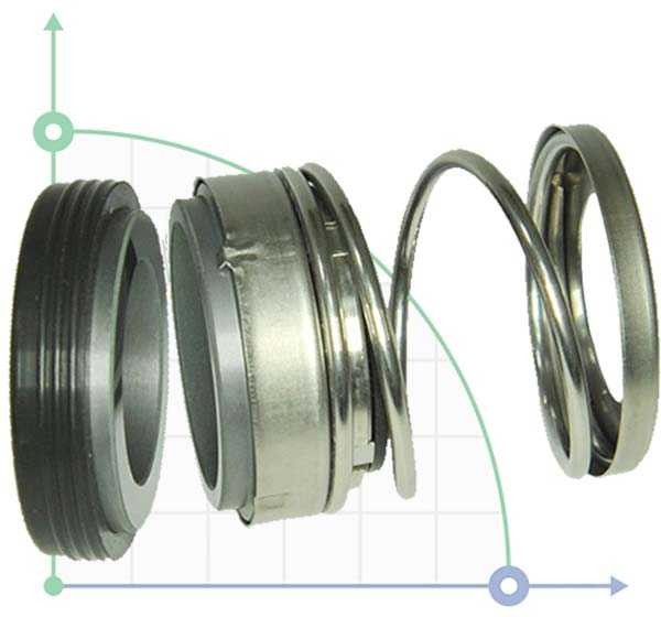 Mechanical seal R-560C 53, CAR/SIC, EPDM, 304, T1S43 фото 1 — SP-Teploobmen