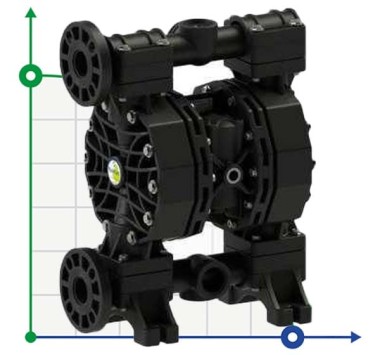 PHOENIX P400 PVDF ATEX pompa membranowa pneumatyczna — SP-Teploobmen