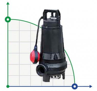 Канализационный погружной насос Dreno AT 40/2/110 C.218 с двухканальным рабочим колесом — SP-Teploobmen