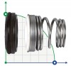 Enddichtung der Pumpenwelle R-BT-FN 29, CAR/SIC, EPDM, 304 фото 1 — SP-Teploobmen