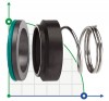 Mechanical seal R-M2N 20, CAR/SIC, EPDM, 304, G6 фото 1 — SP-Teploobmen