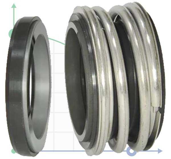 Уплотнение вала насоса R-MG1 25, SIC/SIC, VITON, 304, G4 фото 1 — SP-Teploobmen