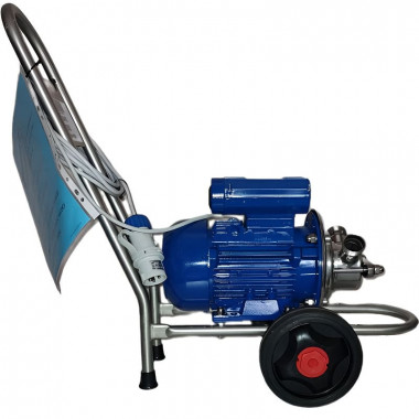 Насос для йогурта, шоколада, сливочного масла AD30.1/01/TR 1,5kW, 220V импеллерный на тележке — SP-Teploobmen