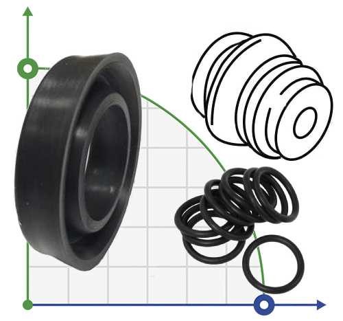 Repair gasket DEBEM PTFE valve seat BOXER 150 (chamfer) фото 1 — SP-Teploobmen
