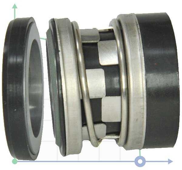 Uszczelnienie pompy R-2100K 35, CAR/SIC, VITON, 304 фото 1 — SP-Teploobmen