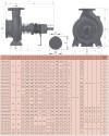 Pompa oleju termicznego EMSE EKY 40-160, 11 kW, 2900 ze sprzęgłem na ramie, bez silnika фото 3 — SP-Teploobmen