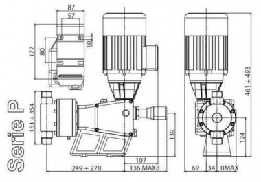 Плунжерный насос-дозатор PDM-P AA 103/18 400/3/50 0,25 — SP-Teploobmen