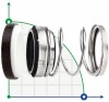 Mechanical shaft seal R-21UK 28, CЕR/CAR, EPDM, 304, N фото 1 — SP-Teploobmen