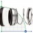 Механическое уплотнение R-31K 1, CAR/CER, EPDM, 304, N
