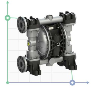 PHOENIX P700 ALU HYTREL+PTFE ATEX pompa membranowa pneumatyczna — SP-Teploobmen