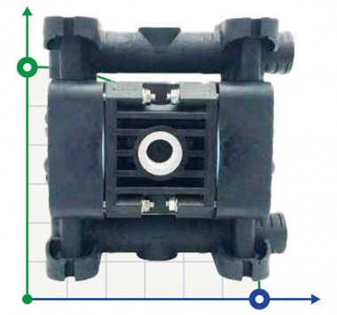 Pneumatyczna pompa membranowa BOXER 15 PVDF IB15-FC-MTTFT-- — SP-Teploobmen
