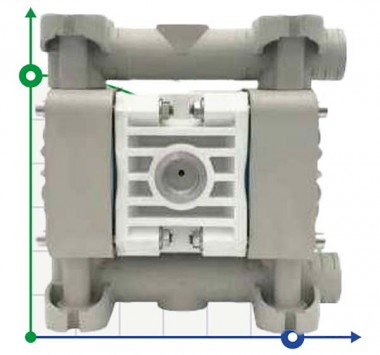 Pneumatyczna pompa membranowa BOXER 15 PP IB15-P-HTTPT-- — SP-Teploobmen