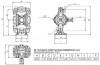 DP 10 PB/S - PP/S - Pneumatic Membrane Pump фото 3 — SP-Teploobmen