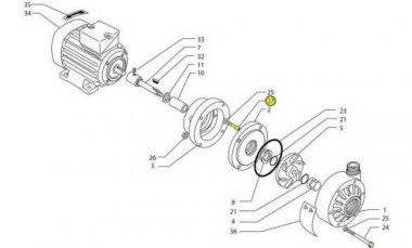 Śruba M6x30 wewnętrzny AISI — SP-Teploobmen