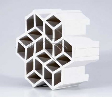 Насадка из семи колец и корпусным кольцом, 220 ± 0.5, Seven Ring with Band — SP-Teploobmen