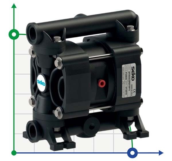 SEKO Duotek AF30 PVDF Pneumatische Membranpumpe фото 1 — SP-Teploobmen