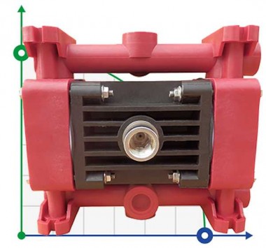 RUBY 010P-P-NTPT-E насос пневматический мембранный — SP-Teploobmen