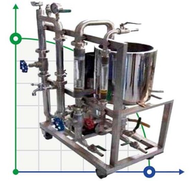 CMP-01 микрофильтрационная пилотная установка с керамическими мембранами — SP-Teploobmen