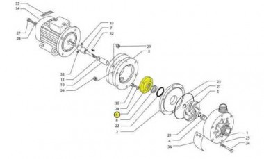 Kołnierza pompy PP MB — SP-Teploobmen