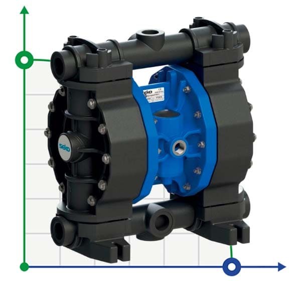 Seko Duotek AF65 PP pneumatic diaphragm pump фото 1 — SP-Teploobmen