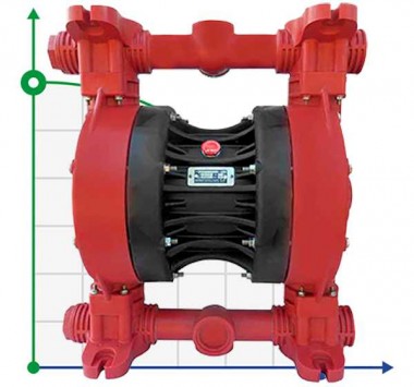 RUBY 051P-P-TPT-T насос пневматический мембранный — SP-Teploobmen