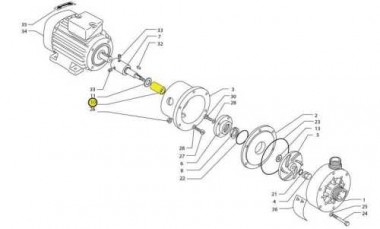 Pompy ceramiczne D30 tuleja MB — SP-Teploobmen