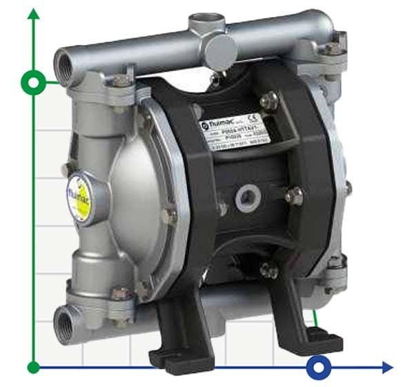 PHOENIX P50 ALU SANTOPRENE ATEX pompa membranowa pneumatyczna фото 1 — SP-Teploobmen
