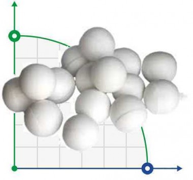Obojętne kulki ceramiczne AI2O3 71-90, 3 mm — SP-Teploobmen