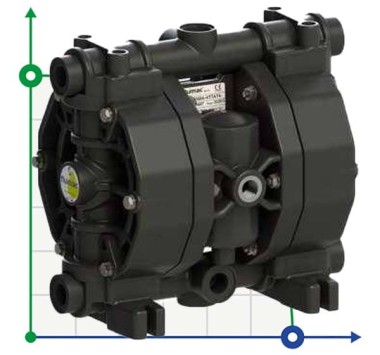 PHOENIX P65 PVDF ATEX pompa membranowa pneumatyczna — SP-Teploobmen