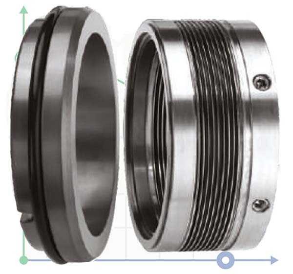Metal mechanical seal R-MFL85N 68, CAR/SIC, VITON, 316, G9 фото 1 — SP-Teploobmen