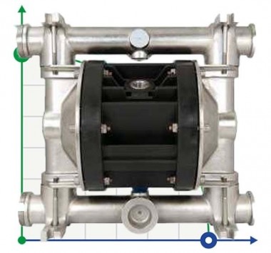 Пневматический мембранный насос BOXER 81 AISI 316 IB81-A-HTAAT-- — SP-Teploobmen