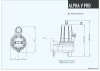 Submersible pump Dreno ALPHA V PRO-EX 50-2/110 T with Vortex impeller фото 4 — SP-Teploobmen