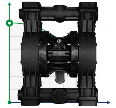 RUBY 081V-P-TVT-T Pneumatische Membranpumpe — SP-Teploobmen