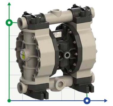 PHOENIX P160 PP HYTREL ATEX pompa membranowa pneumatyczna — SP-Teploobmen