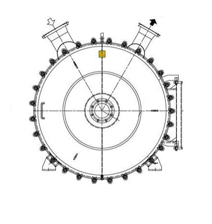 Спиральный теплообменник с дуплексной стали Duplex SS UNS31803